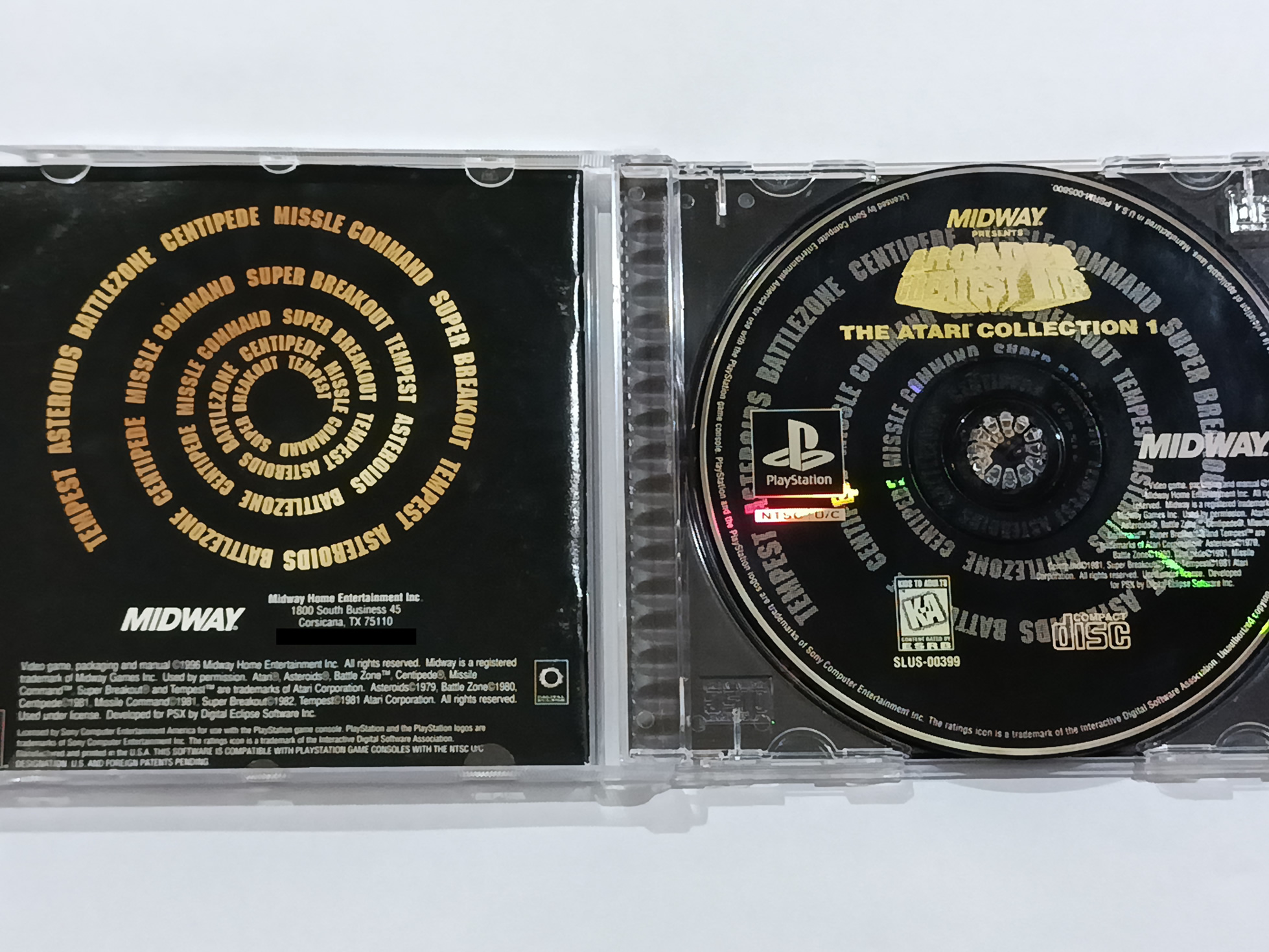 Midway Arcades Greatest Hits Atari Collection 1 Ps1 Original - Imagem 4