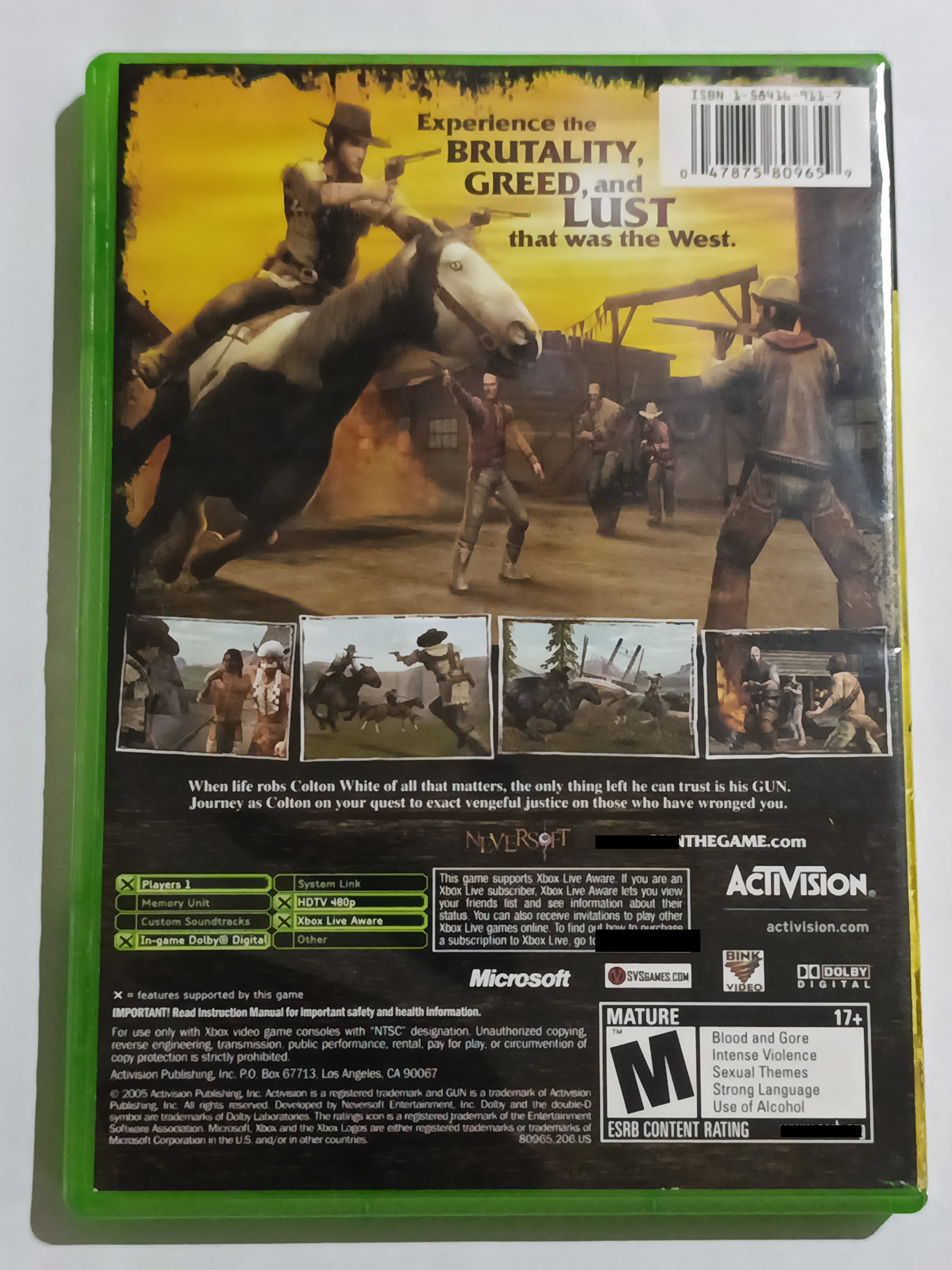 Gun P/ Xbox Clássico Original - Imagem 3