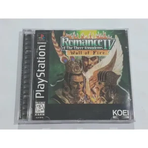 Romance Of The Three Kingdoms Iv Wall Of Fire Ps1 Original