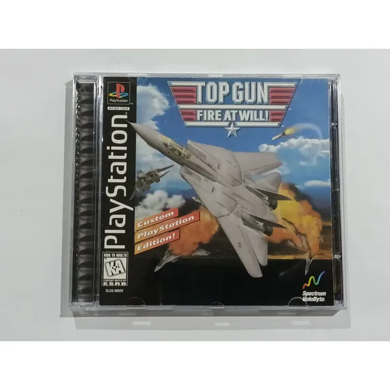 Top Gun Fire At Will P/ Ps1 Original Usado