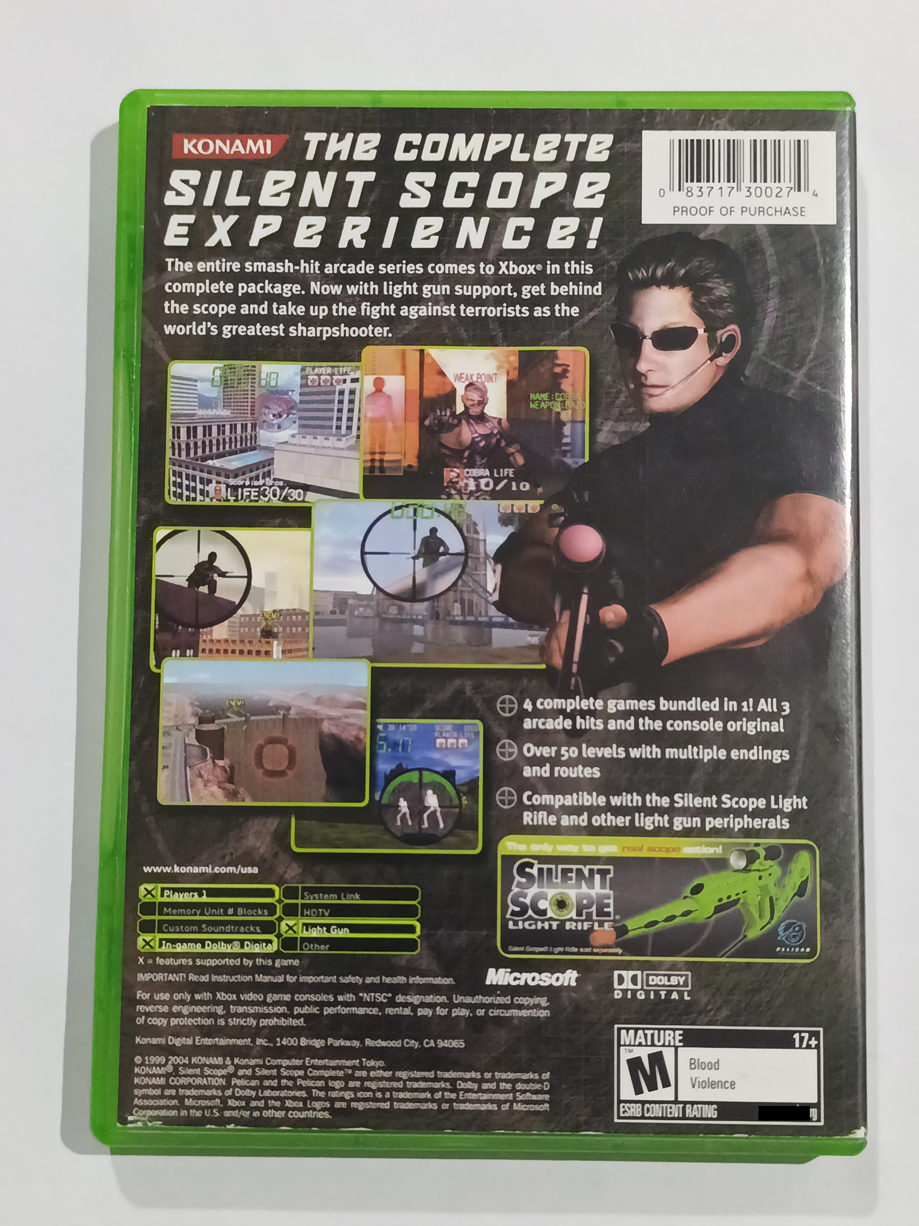 Silent Scope Complete p/ Xbox Clássico Original Usado - Imagem 3