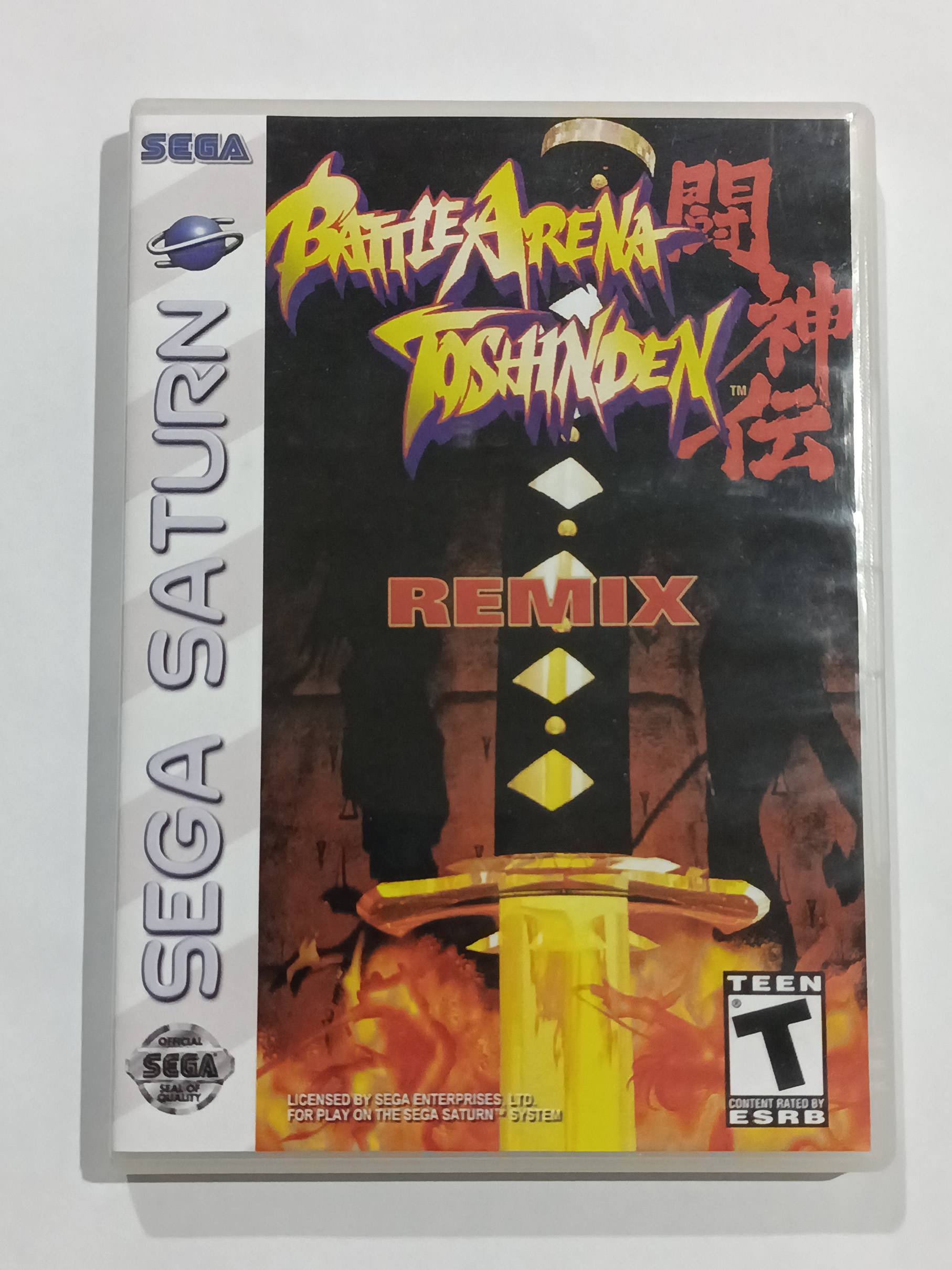 Battle Arena Toshinden Remix p/ Sega Saturn Original Usado