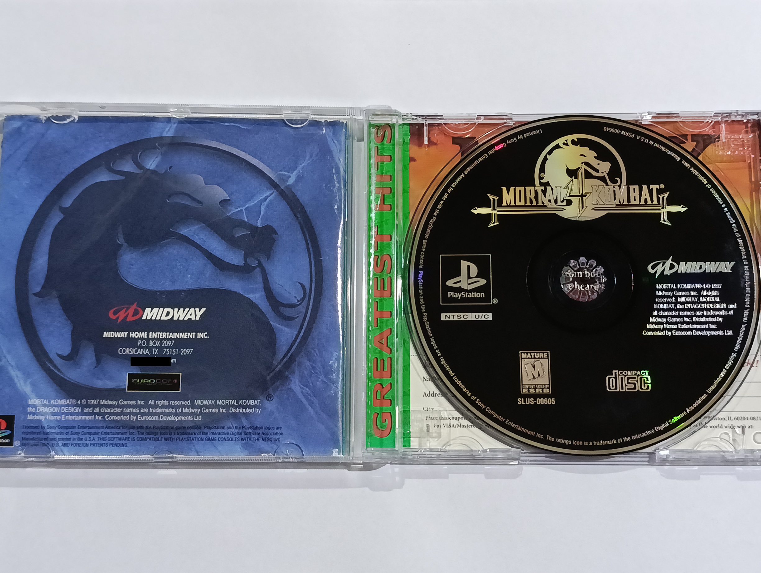 Mortal Kombat 4 p/ PS1 Original Usado - Imagem 4