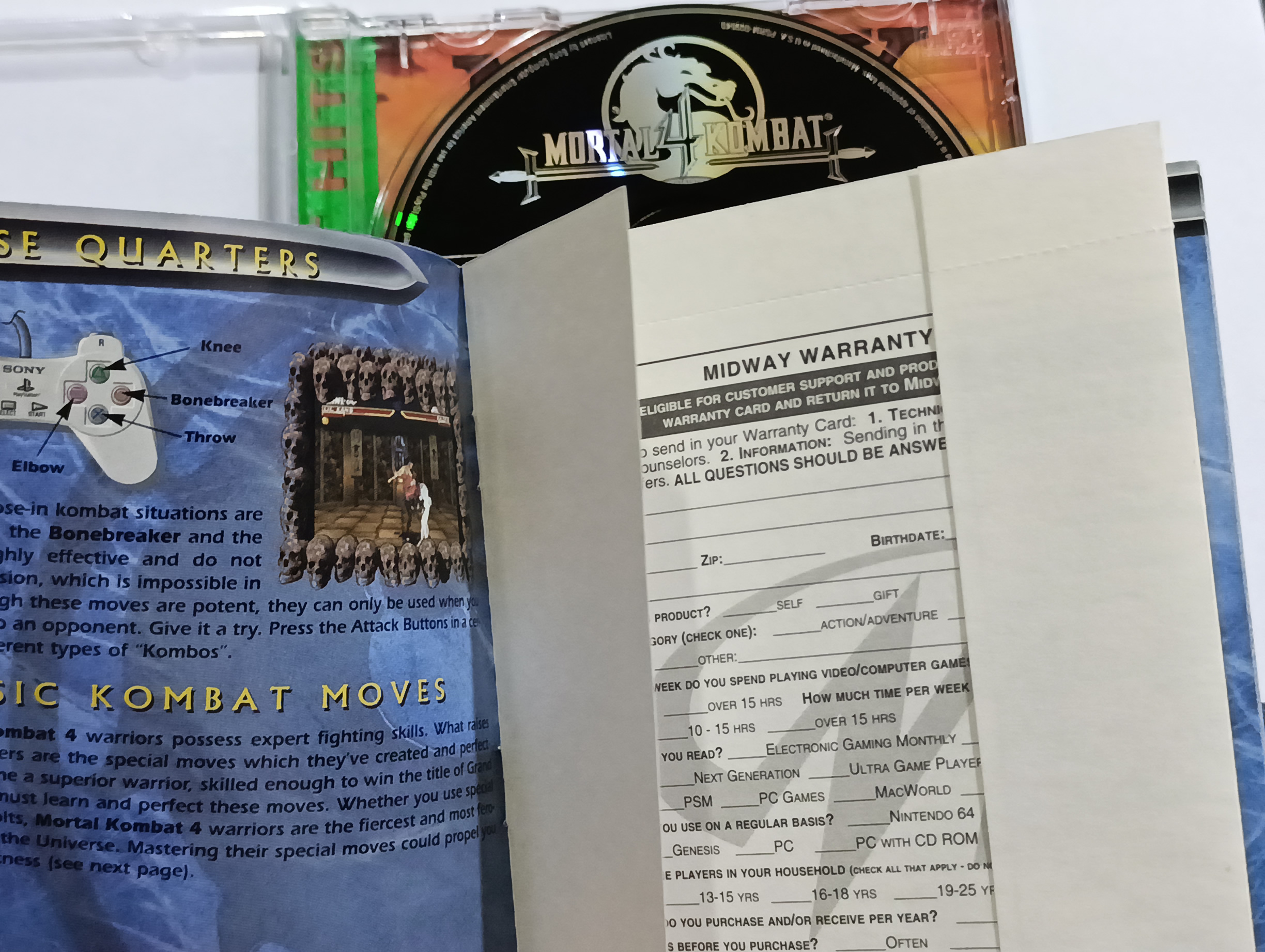 Mortal Kombat 4 p/ PS1 Original Usado - Imagem 5