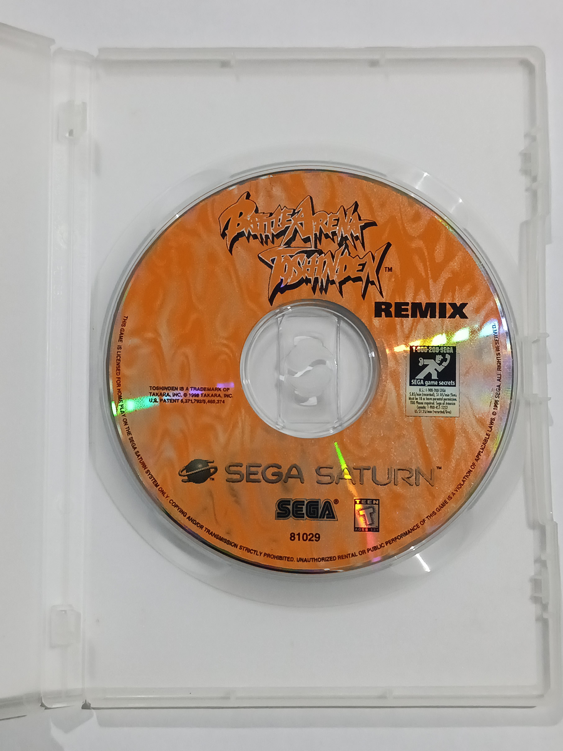 Battle Arena Toshinden Remix p/ Sega Saturn Original Usado - Imagem 4
