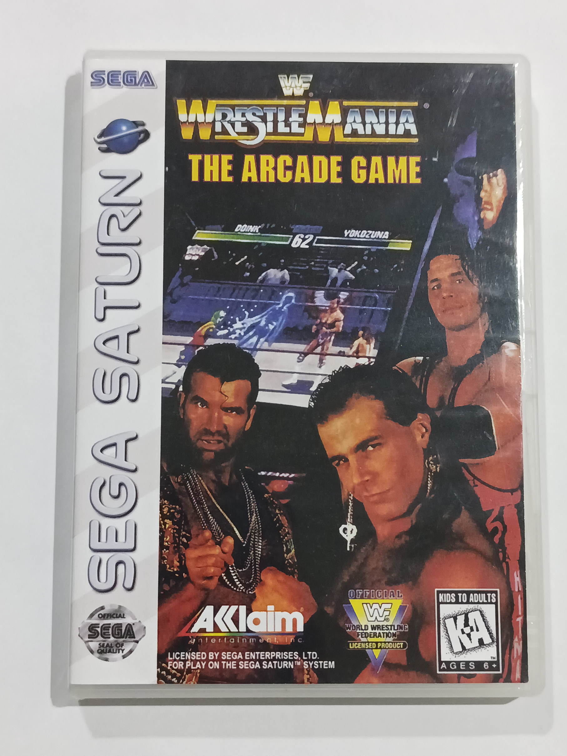 WWF Wrestlemania The Arcade Game p/ Sega Saturn Original Usado