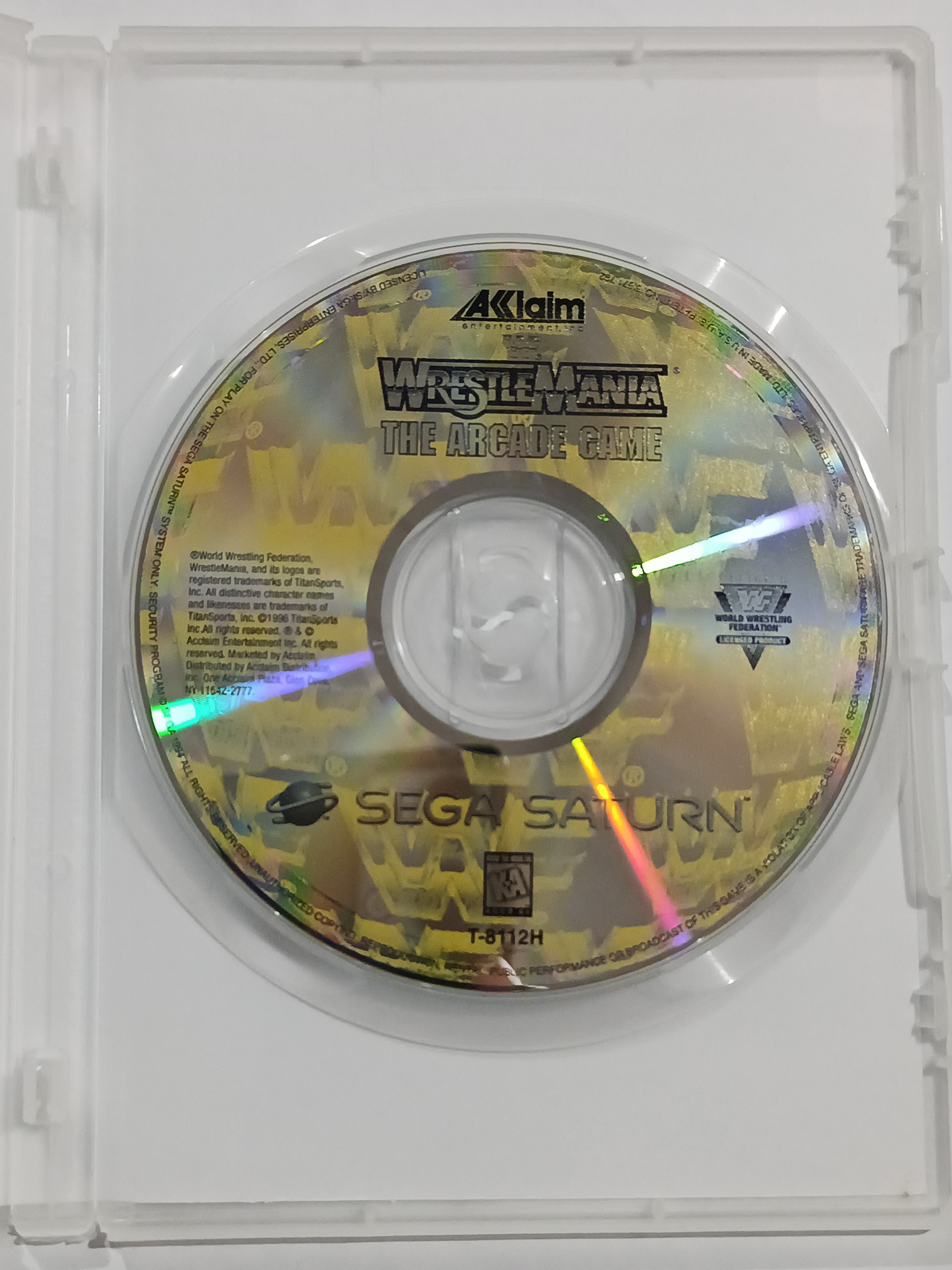 WWF Wrestlemania The Arcade Game p/ Sega Saturn Original Usado - Imagem 4