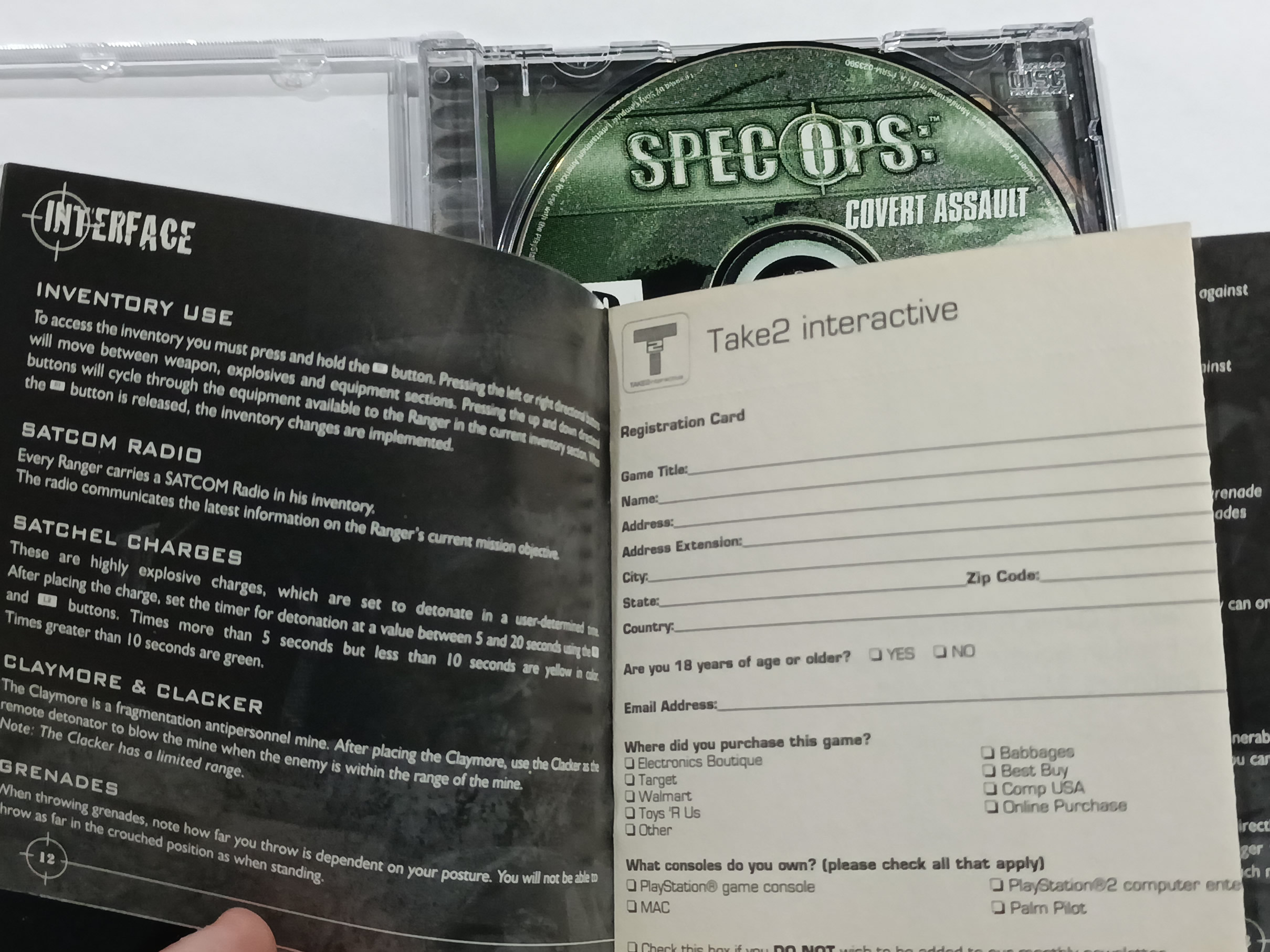 Spec Ops Covert Assault p/ PS1 Original Usado - Imagem 5