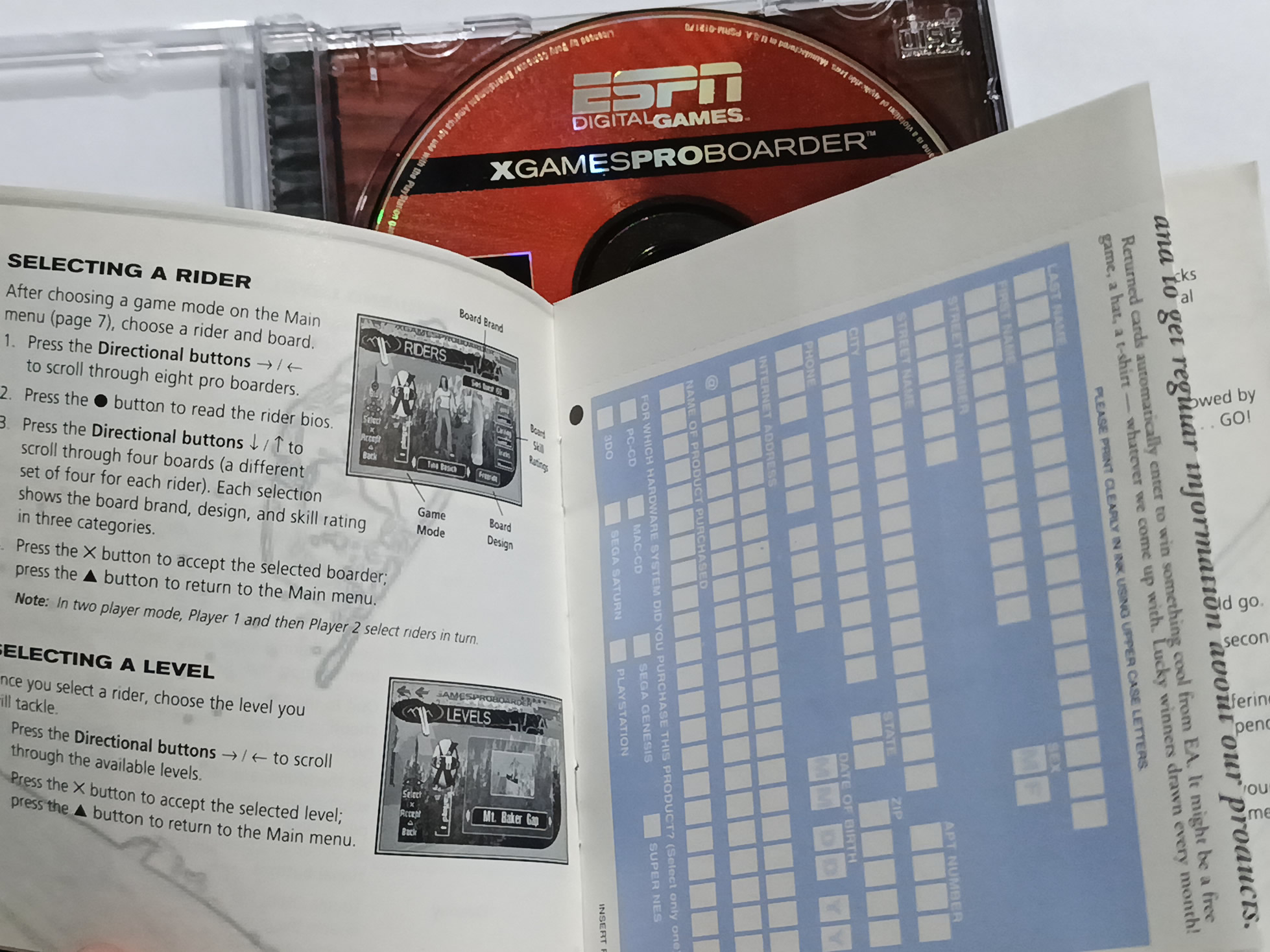 ESPN X Games Pro Boarder p/ PS1 Original Usado - Imagem 3