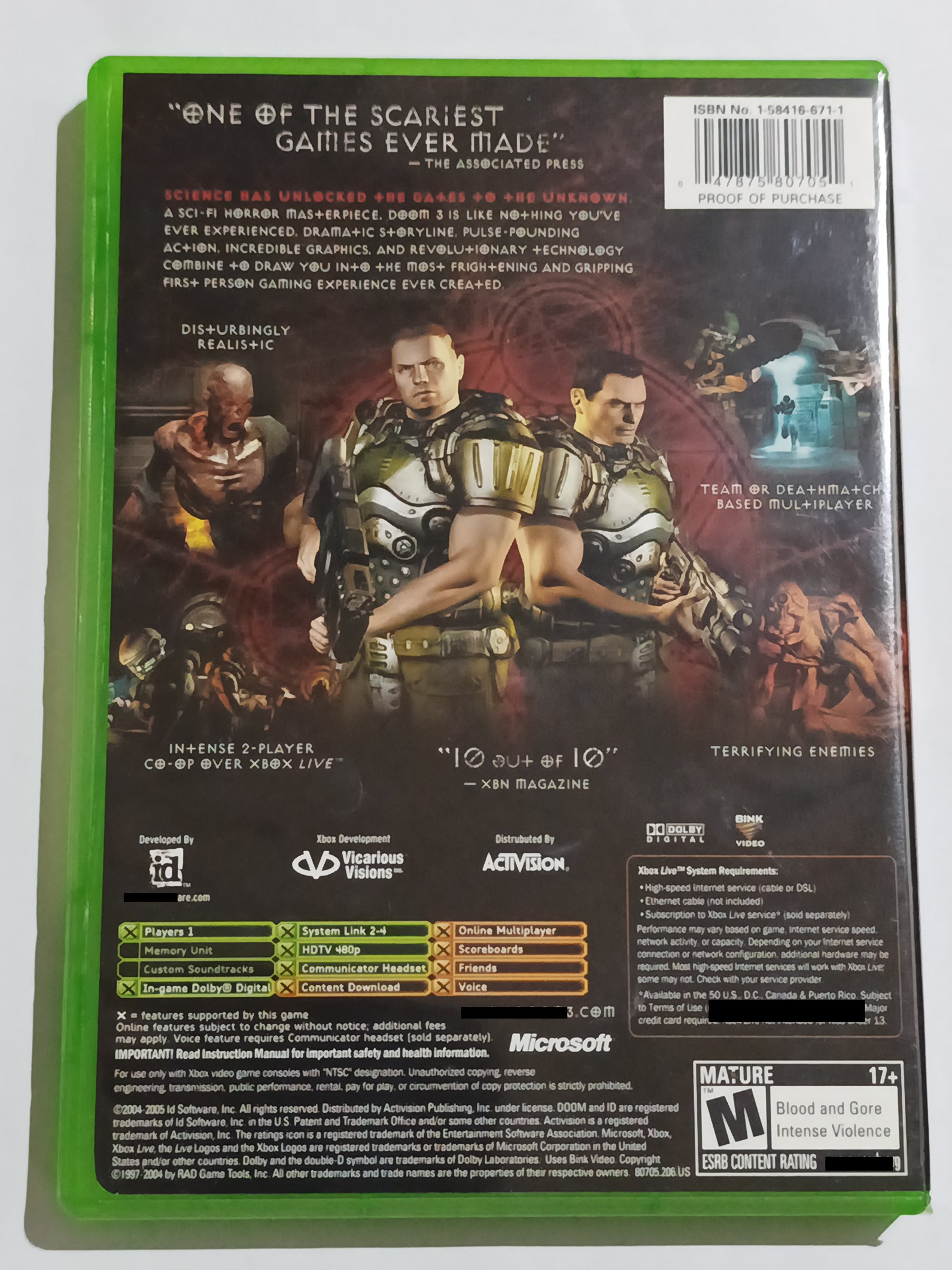 Doom 3 p/ Xbox Clássico e Xbox 360 Original - Imagem 4
