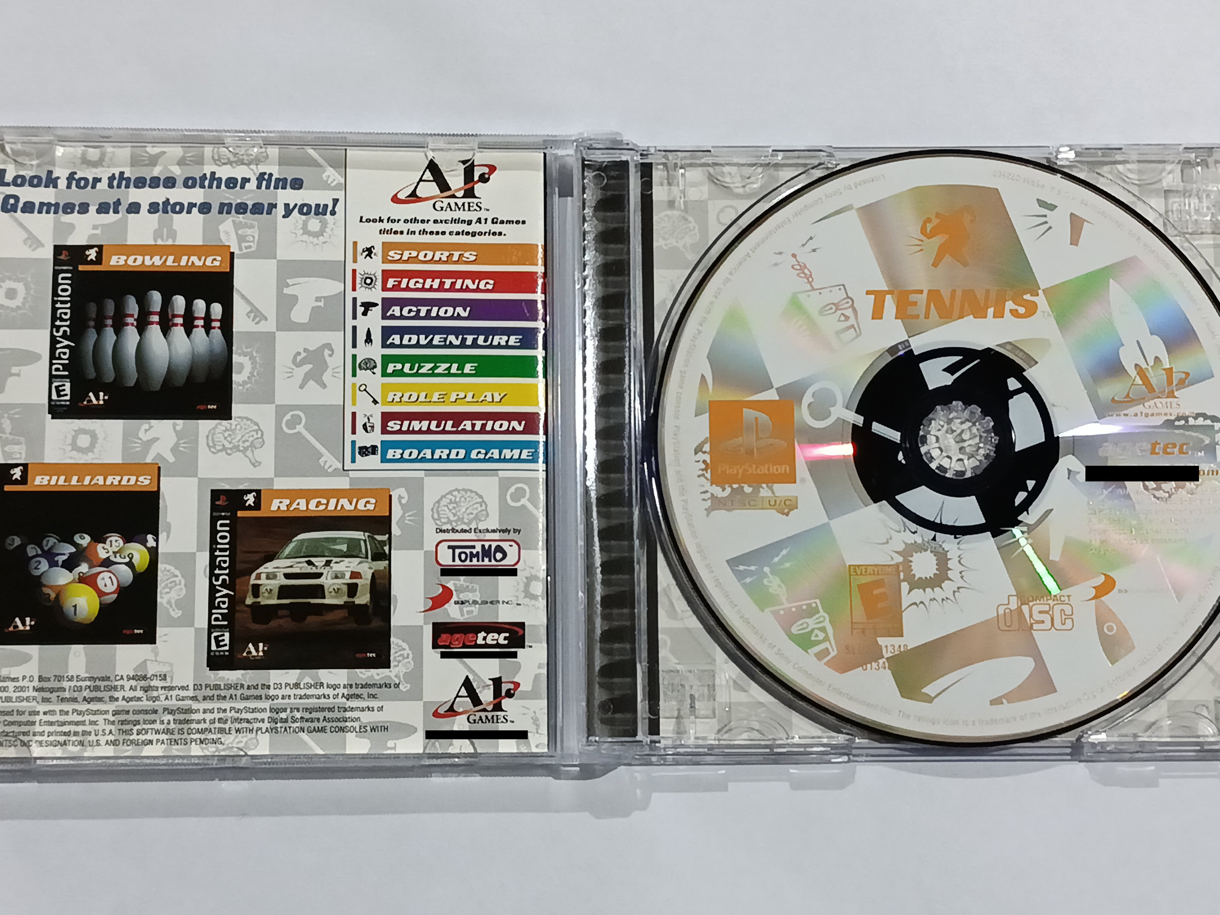 Tennis p/ PS1 Original Usado - Imagem 4