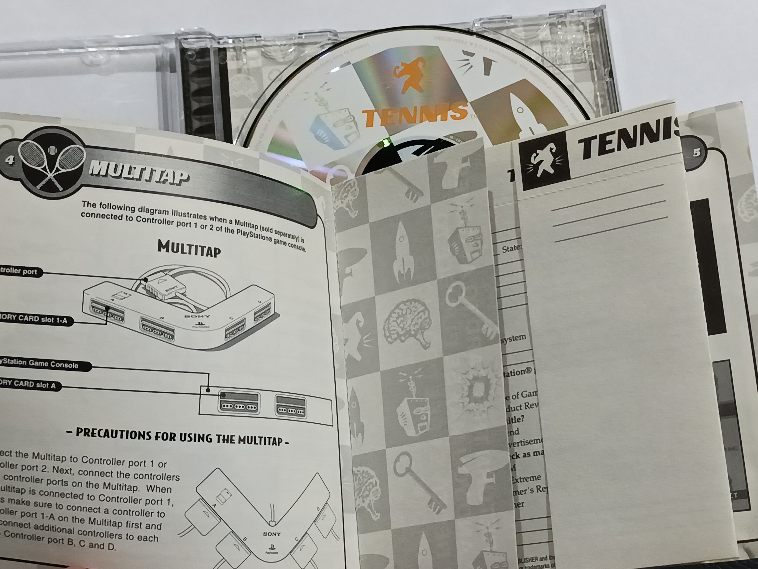 Tennis p/ PS1 Original Usado - Imagem 5