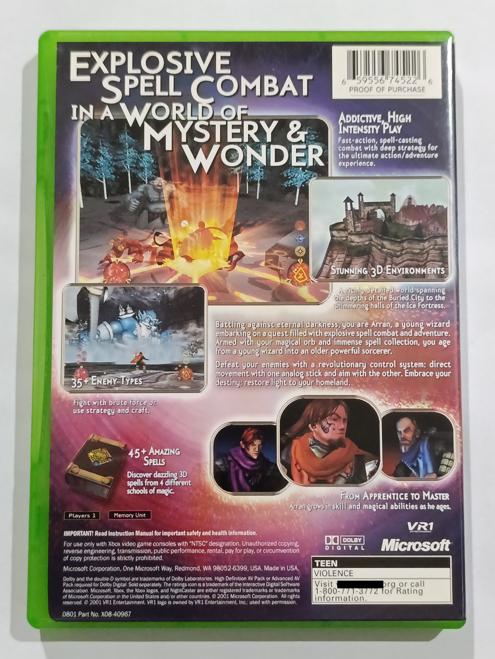 Night Caster p/ Xbox Clássico e 360 Original - Imagem 3