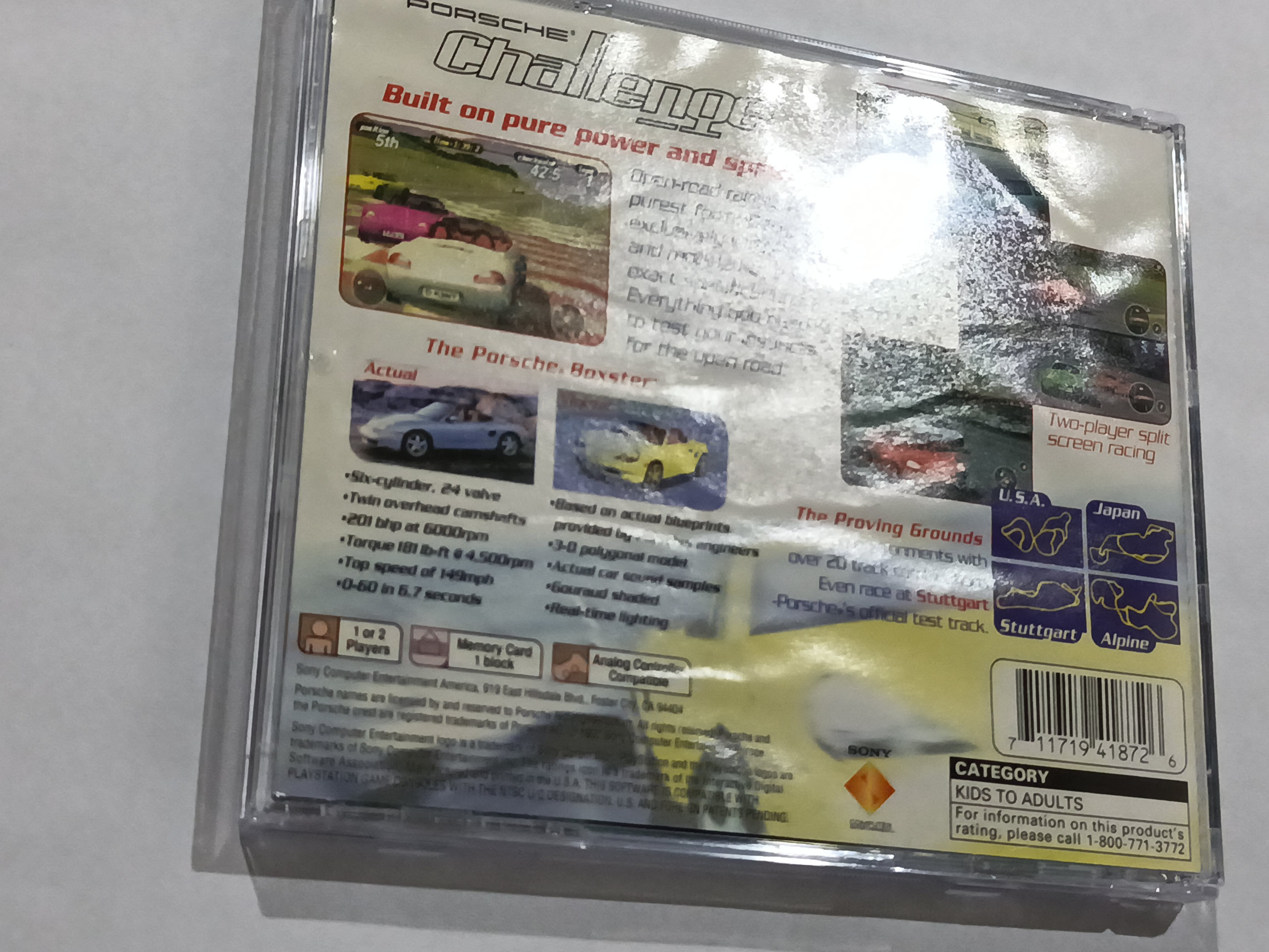 Porsche Challenge p/ PS1 Original - Imagem 4